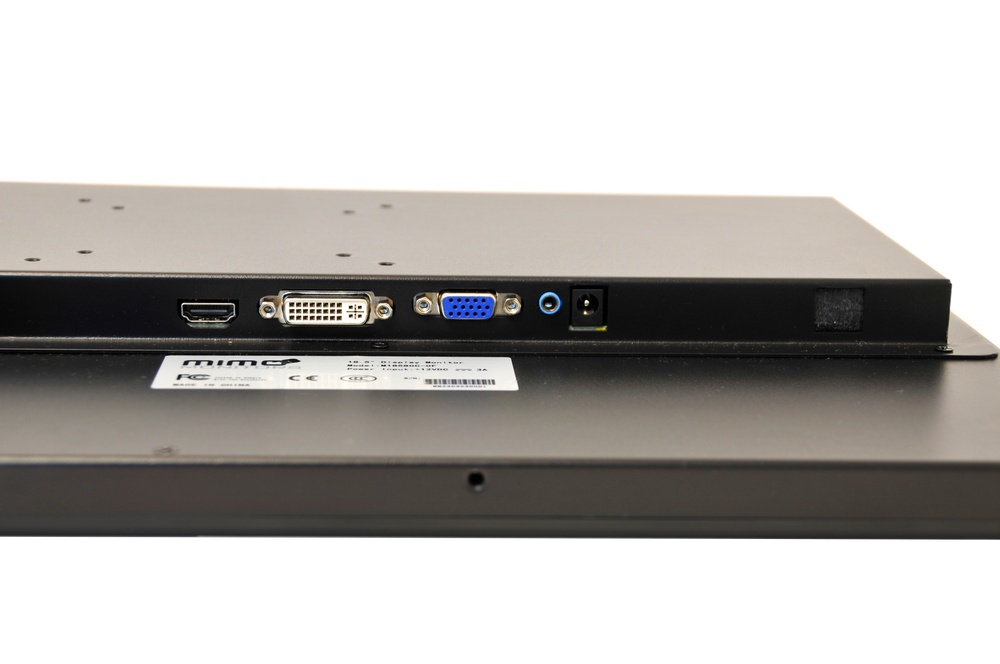 18.5-inch Non-Touch Open Frame 1920x1080 Display, HDMI, DVI, VGA (M18580-OF)