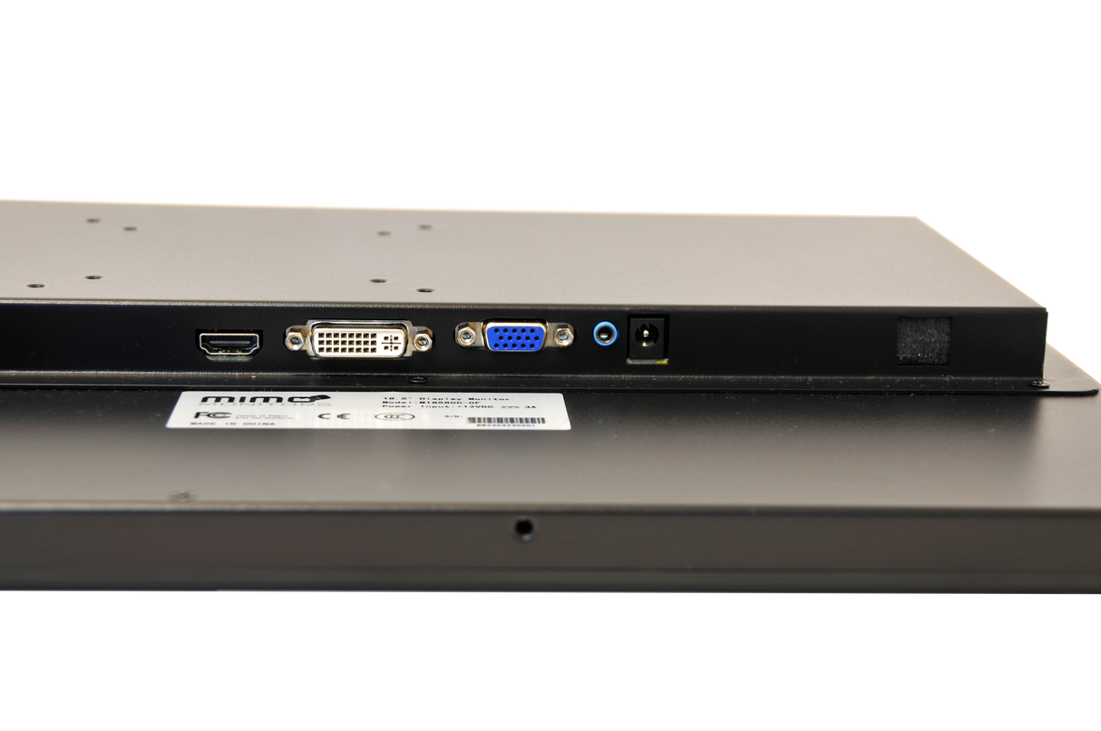 18.5-inch Non-Touch Open Frame 1920x1080 Display, HDMI, DVI, VGA (M18580-OF)