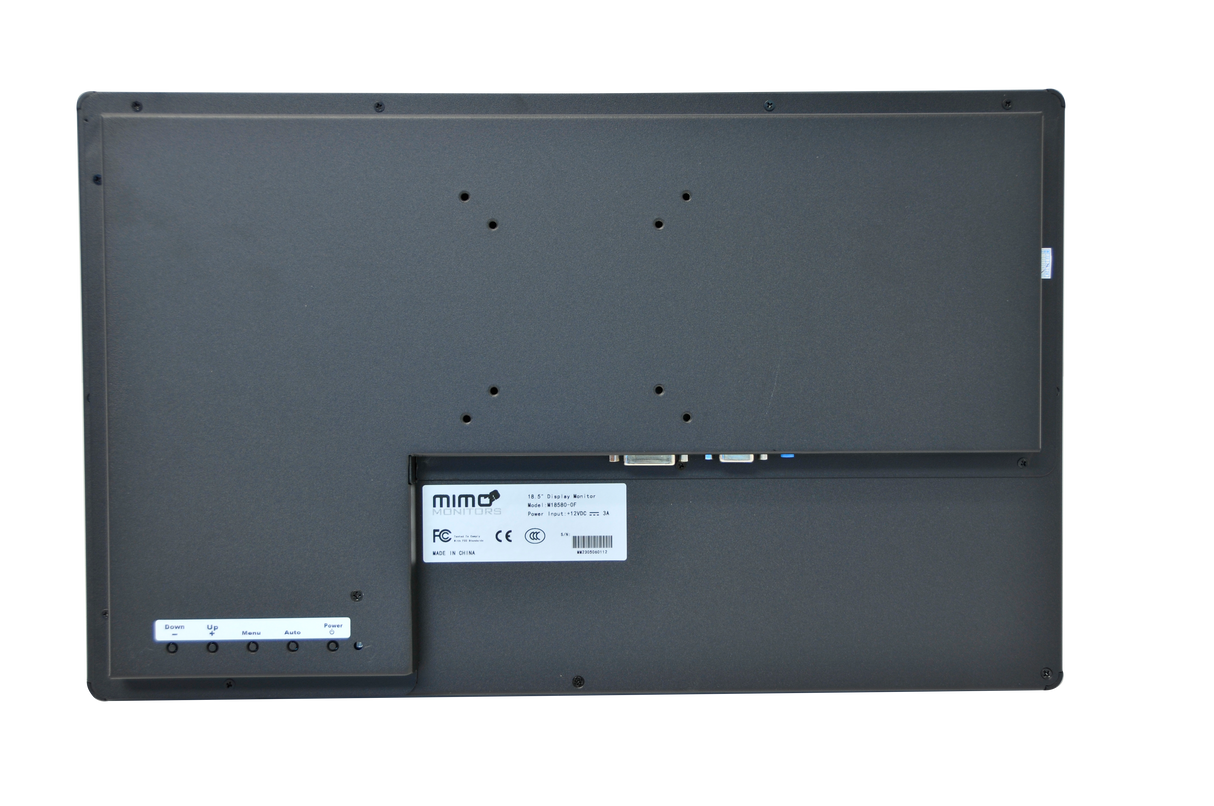 18.5-inch Non-Touch Open Frame 1920x1080 Display, HDMI, DVI, VGA (M18580-OF)