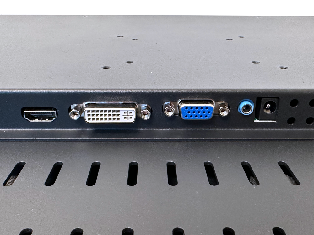 27" Open Frame, Desk Top or Wall Mountable Non-Touch 1920x1080 Display, VGA, DVI, HDMI, Black (M27080-OF)