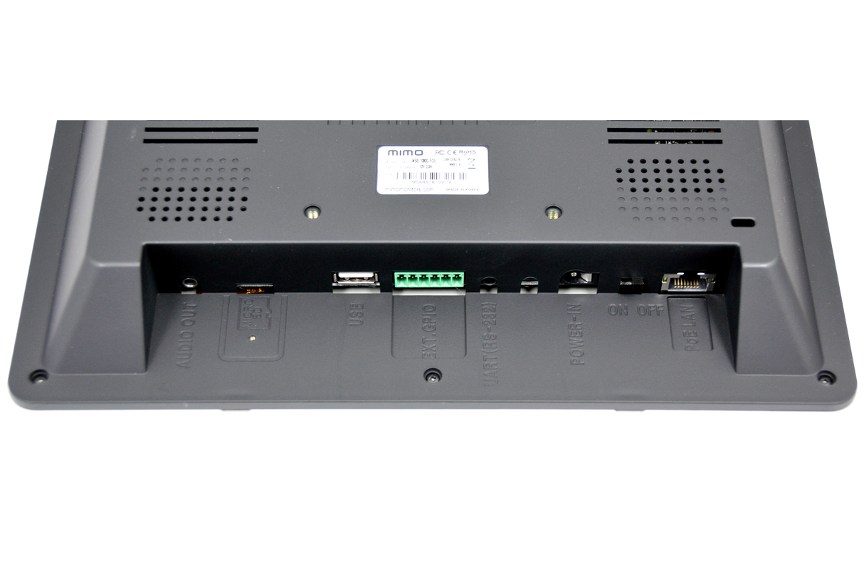 Mimo Vue 10.1" BrightSign Built-in with Capacitive Touch Display with LED Lights (MBS-1080C-POE-L)