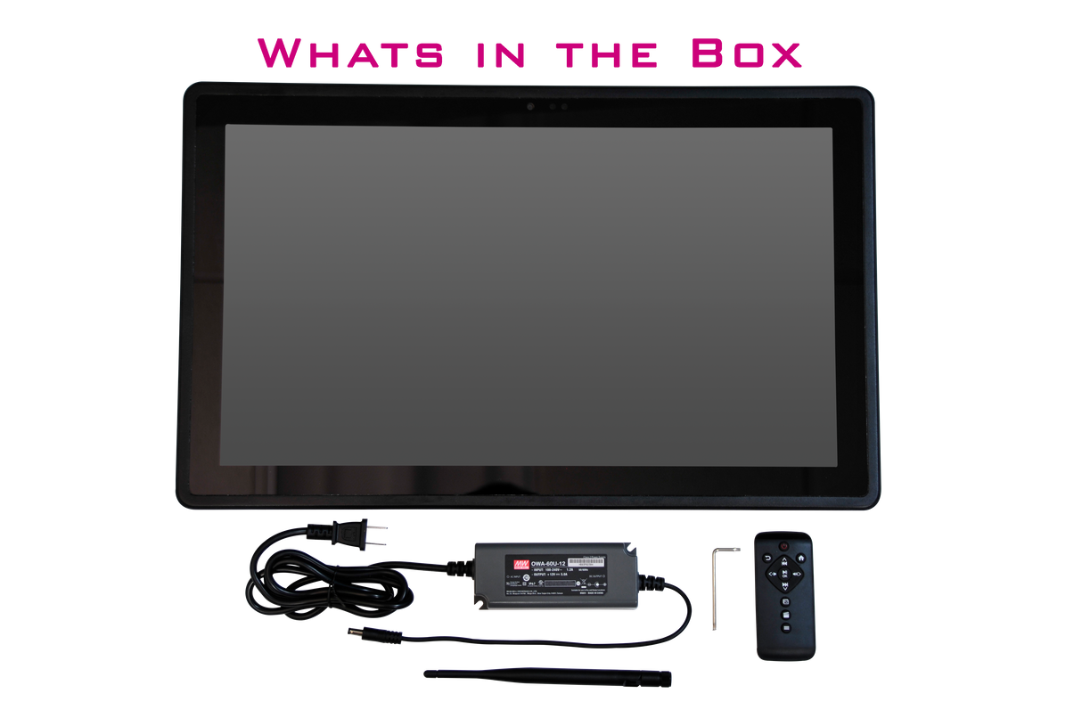 Écran capacitif d'extérieur 21,5 pouces, tactile ou non, certifié IP65, haute luminosité, avec Android 8.1, processeur RK3288, audio, sortie HDMI (MOT-21580CH)