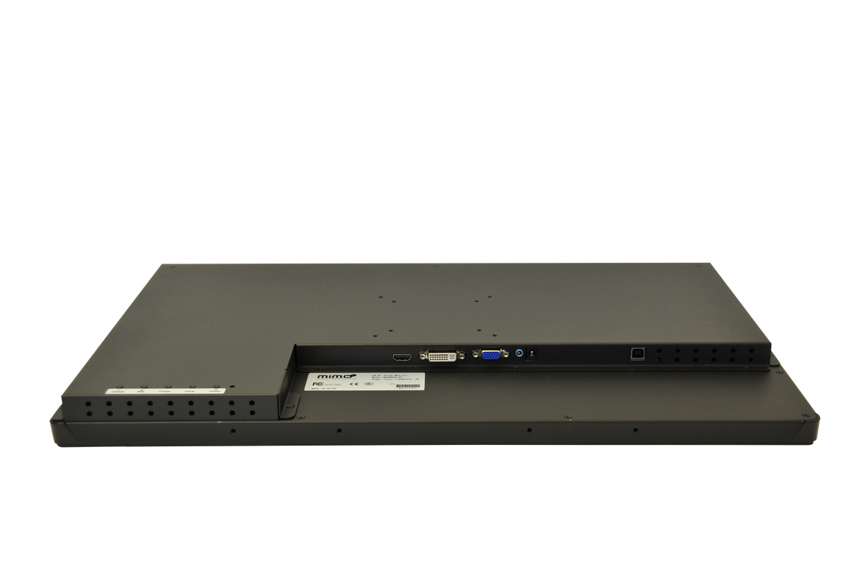 23.8" Open Frame, Desk Top or Wall Mountable Multi Point Touch 1920x1080 Display, VGA, DVI, HDMI, Black (M23880C-OF)