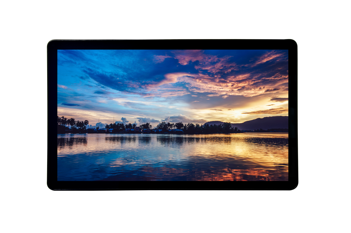 27" Open Frame, Desk Top or Wall Mountable Non-Touch 1920x1080 Display, VGA, DVI, HDMI, Black (M27080-OF)