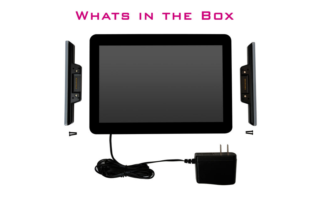 Mimo Adapt-IQV 10.1" Digital Signage Tablet with LEDs Android 8.1 - RK3288 w/Light Bars (MCT-10HPQ-POE-2LB)