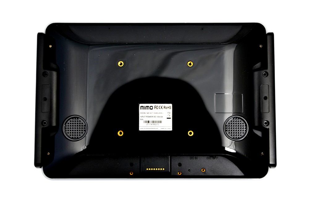 Mimo Adapt-IQV 10.1" Digital Signage Tablet with LEDs Android 8.1 - RK3288 w/Light Bars (MCT-10HPQ-POE-2LB)