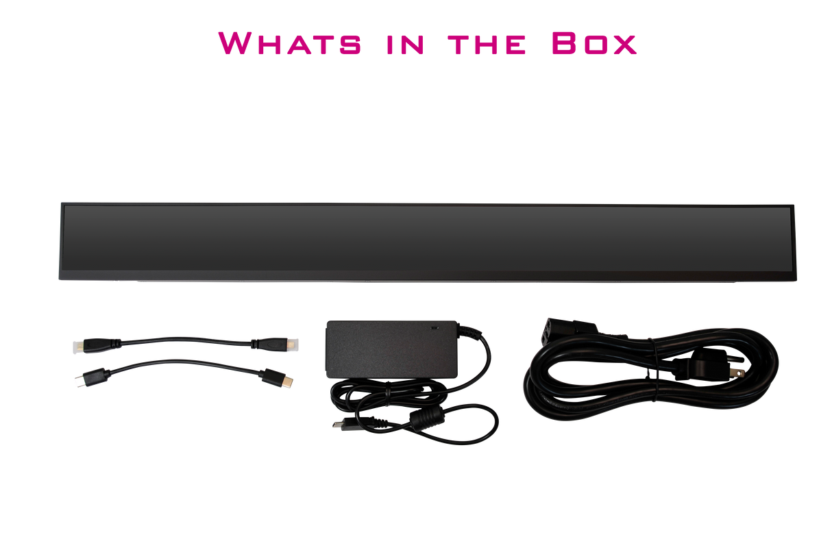 23" Shelf Edge High Bright Stretch Display with Android 8.1 ARM Cortex A35 Quad Core 1.3GHz Processor, 2" high, Micro HDMI (MST-23016)