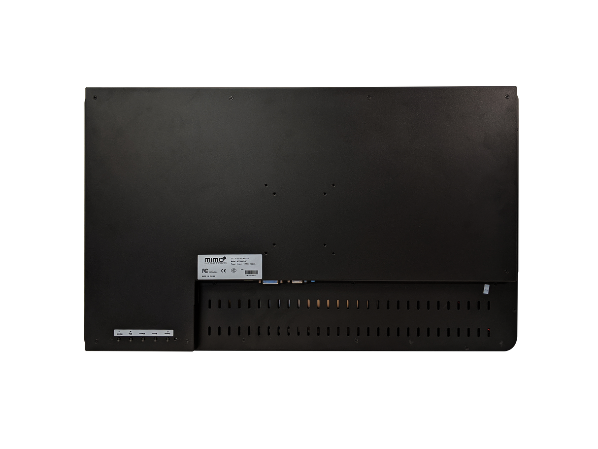 27" Open Frame, Desk Top or Wall Mountable Non-Touch 1920x1080 Display, VGA, DVI, HDMI, Black (M27080-OF)