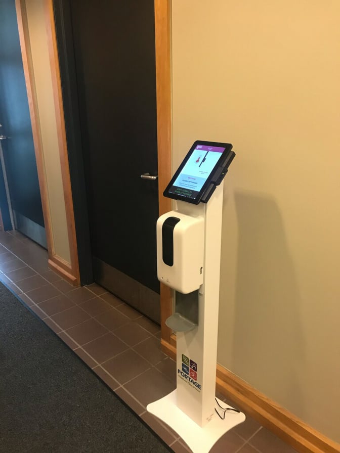 Mimo CurveGuard - Plateforme de tablette d'affichage numérique à détection de température