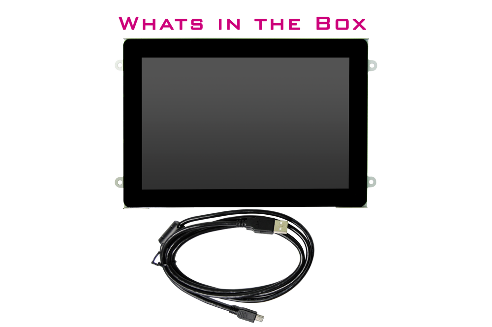 10.1" Open Frame Capacitive Touch Display, USB (UM-1080C-OF)