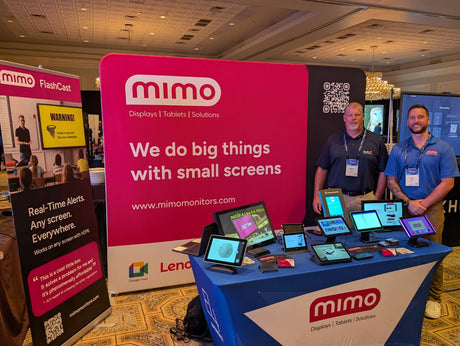 The Mimo team showcasing our latest solutions at the E4 Experience in Oak Brook, IL
