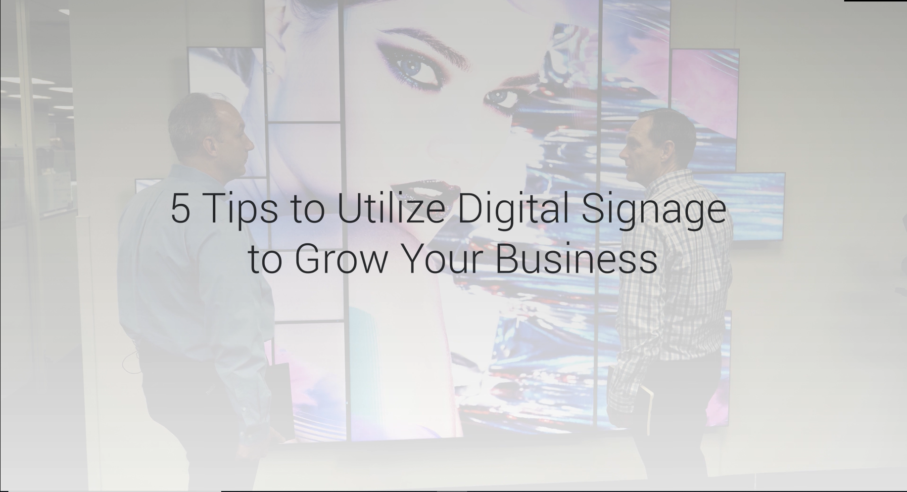 Mimo Monitors and BrightSign Collaborate to Provide Their Top Five Tips for Digital Signage