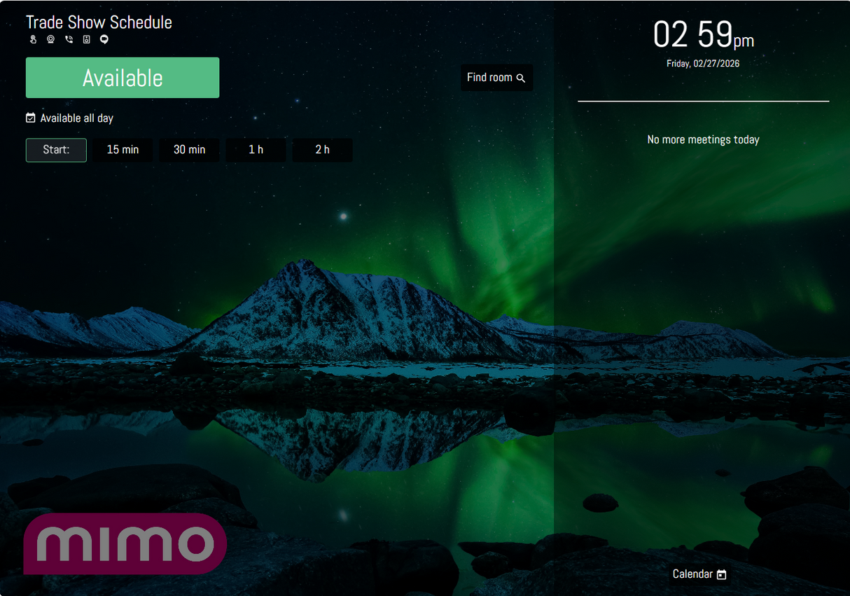 Mimo RoomView | Smart Meeting Room Scheduling for Mimo LED Tablets
