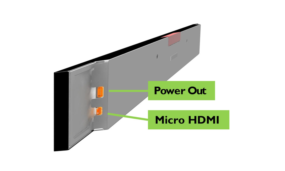 23" Shelf Edge High Bright Stretch Display, 2" high, Micro HDMI - (MSE-23016)