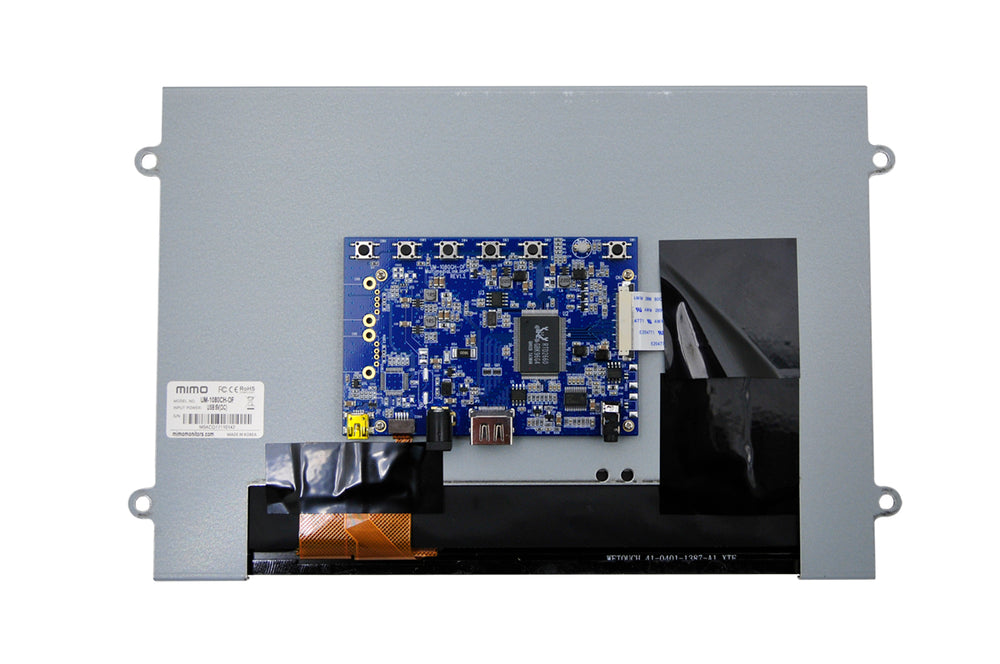 10.1" Open Frame Capacitive Touch Display, USB, HDMI (UM-1080CH-OF)