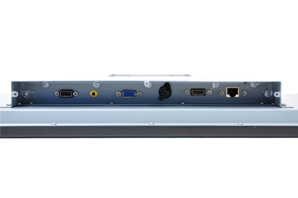 Écran capacitif d'extérieur 32 pouces, tactile ou non, certifié IP65, haute luminosité, avec audio et HDMI (MOD-32080CH)