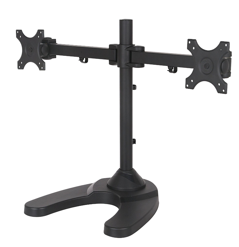 Dual-Monitor Free Standing VESA Desk Mount Stand
