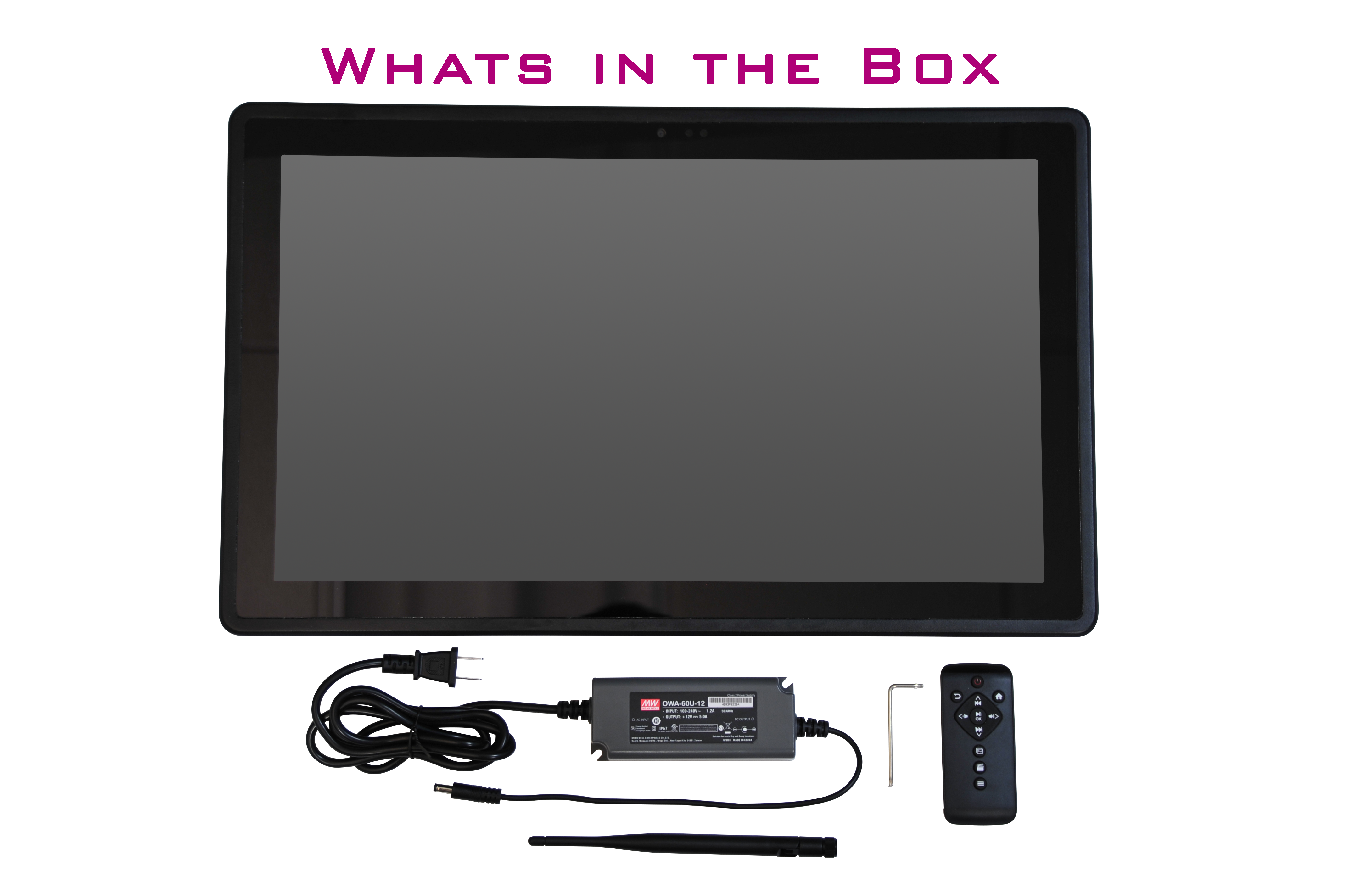 32" Outdoor Capacitive Touch or Non-Touch IP65 Rated, High Bright Display with Audio, HDMI (MOD-32080CH)