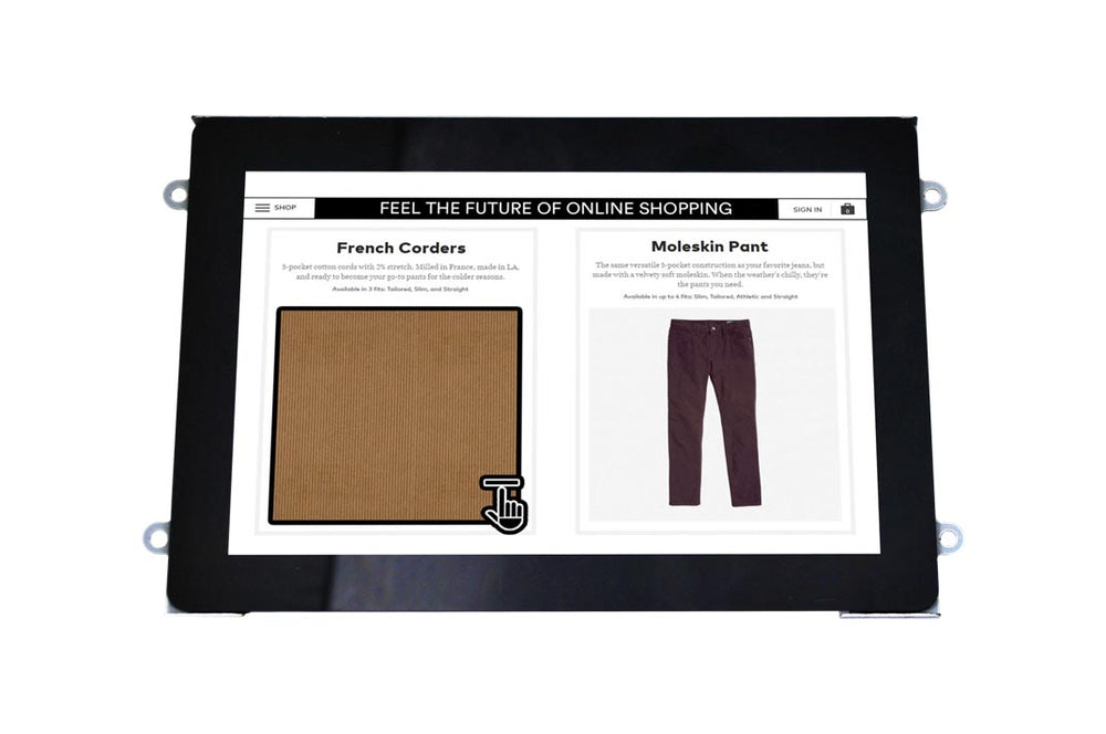 Mimo Vue 10.1" Open Frame TanvasTouch Surface Haptics Display, HDMI (UM-1080JH-OF)